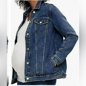 Gap Medium Maternity Denim Jean Jacket